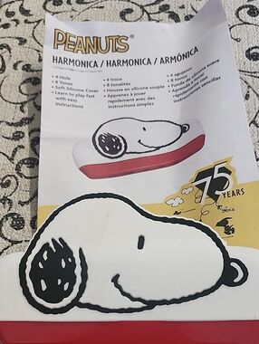 Peanuts Snoopy Dog Harmonica Toy
